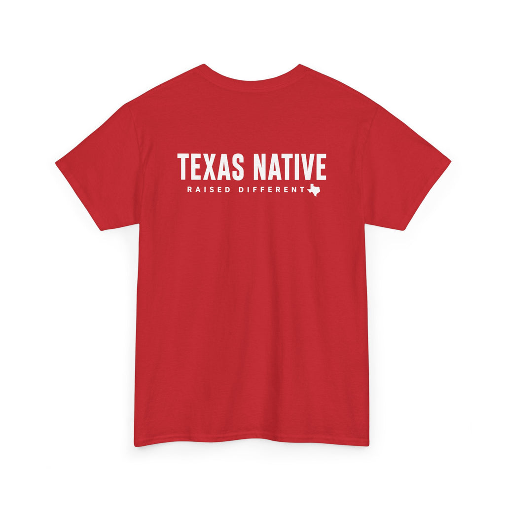 Texas Native T‑Shirt – 'Texas Native Raised Different' Graphic Tee