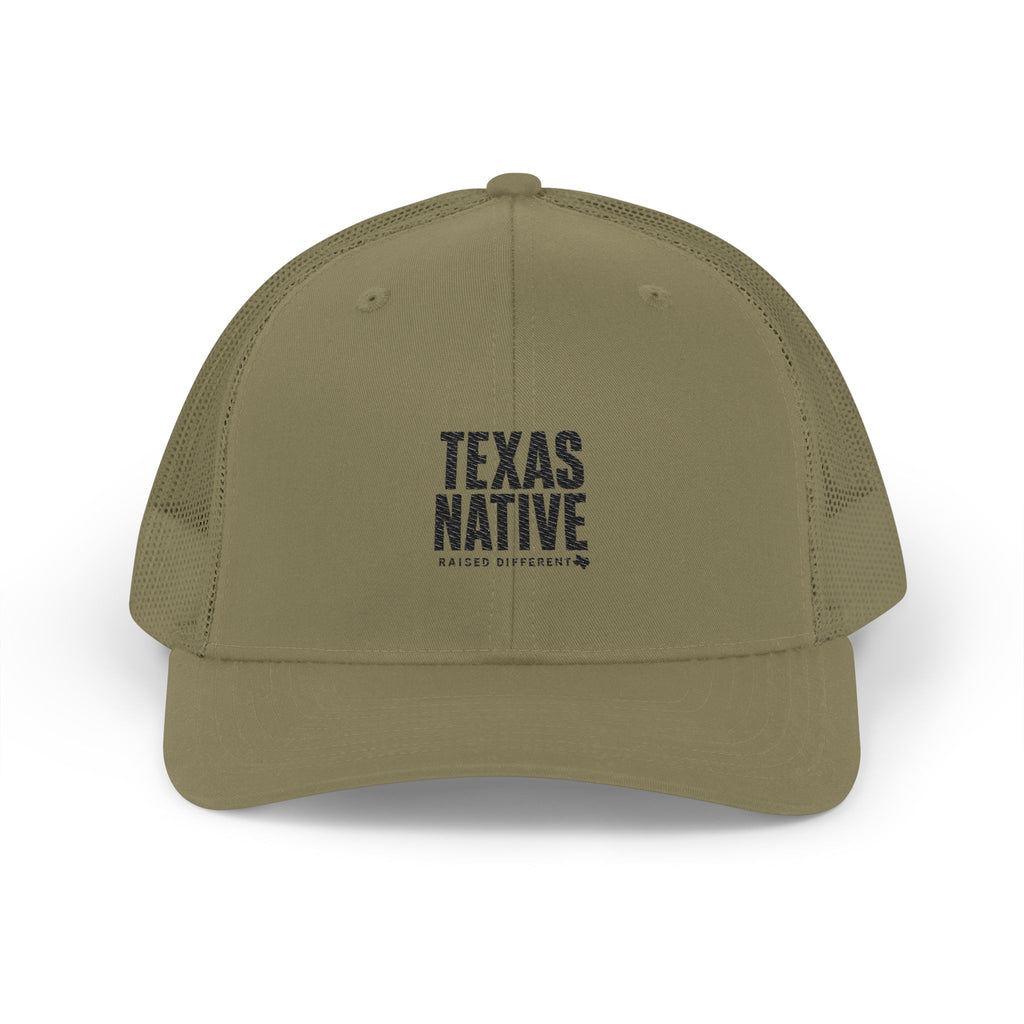 Texas Native Snapback Trucker Cap — Distressed Logo Mesh Hat for Outdoor & Everyday Wear