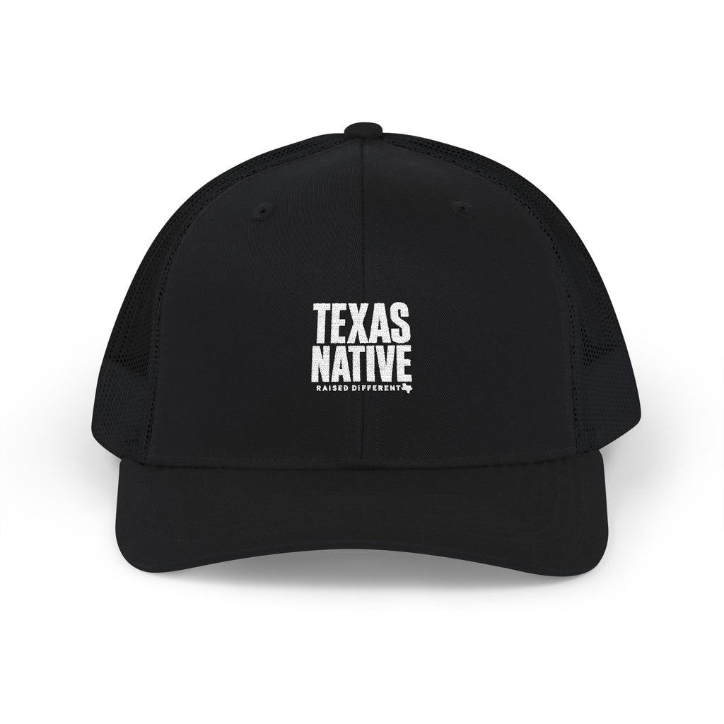 Texas Native Snapback Trucker Cap — Vintage Distressed Embroidered Hat