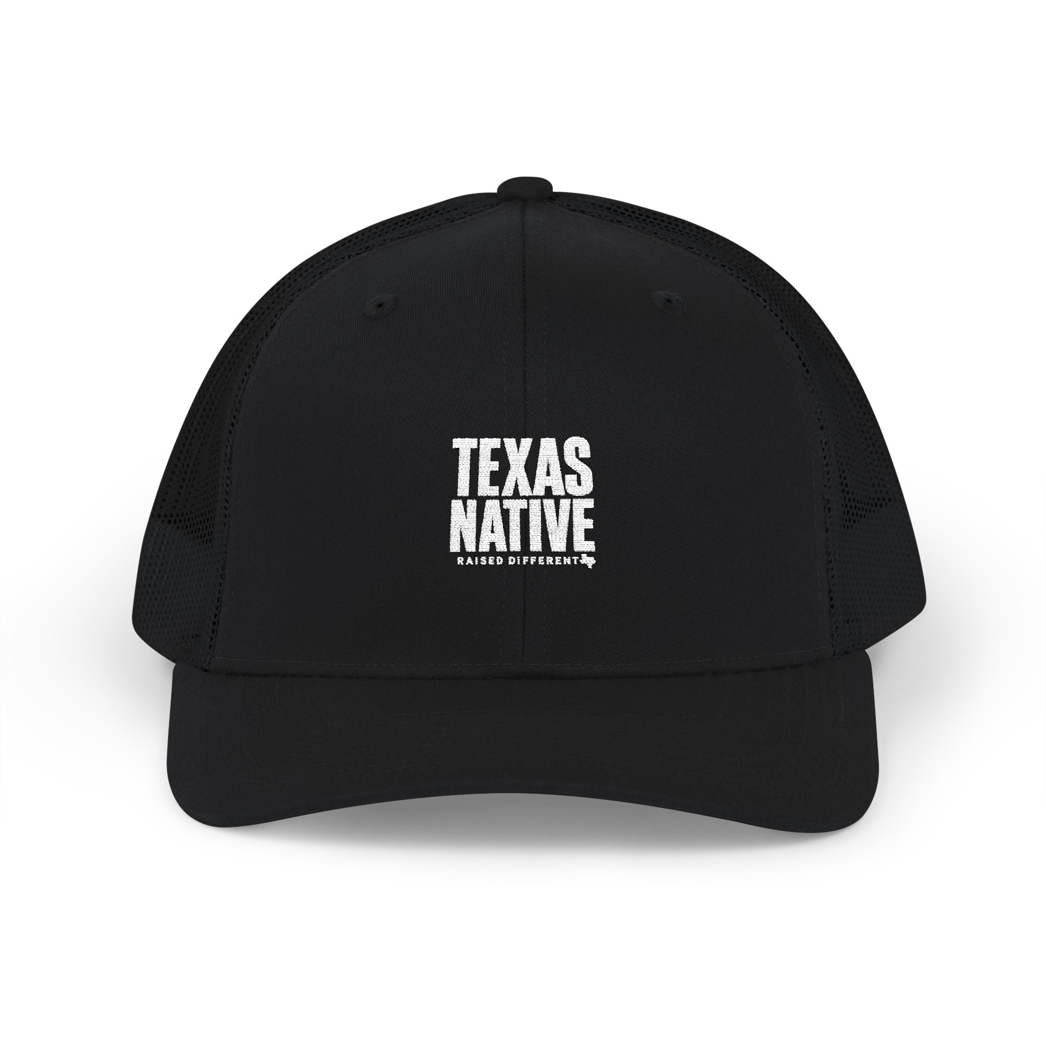 Texas Native Snapback Trucker Cap — Vintage Distressed Embroidered Hat