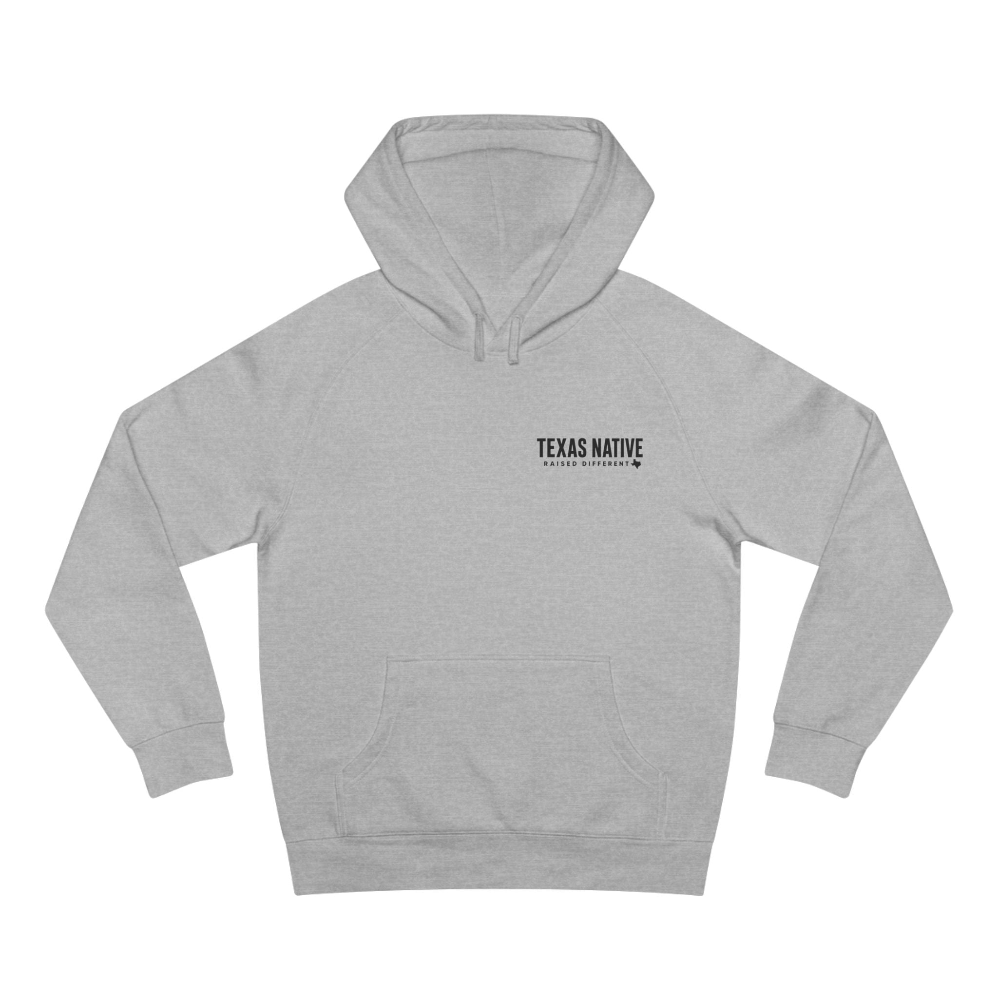 Texas Native Hoodie — 'Raised Different' Pullover