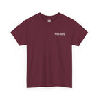 Texas Native T-Shirt — 'Raised Different' Graphic Tee (Maroon)